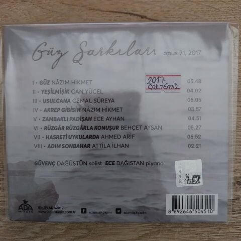 FAZIL SAY - GÜZ ŞARKILARI CD