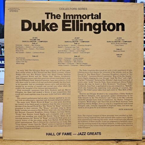 Duke Ellington – The Immortal Duke Ellington Volume 3 Of 3 Albums LP PLAK