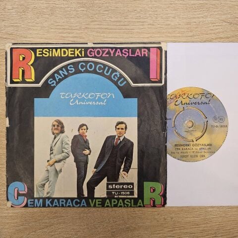 Cem Karaca Ve Apaşlar – Resimdeki Gözyaşları / Şans Çocuğu 45LİK PLAK