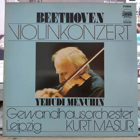 Beethoven*, Yehudi Menuhin, Gewandhausorchester Leipzig, Kurt Masur – Violinkonzert LP PLAK