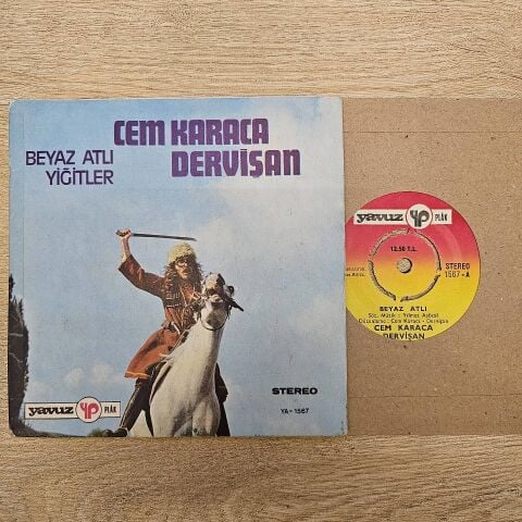 Cem Karaca & Dervişan – Beyaz Atlı / Yiğitler 45LİK PLAK
