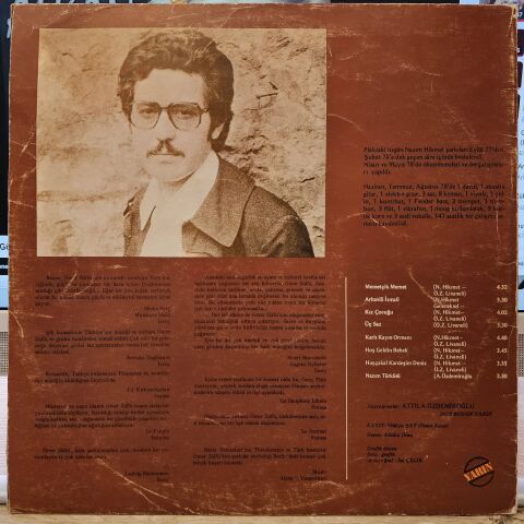 Zülfü Livaneli – Nazım Türküsü LP PLAK