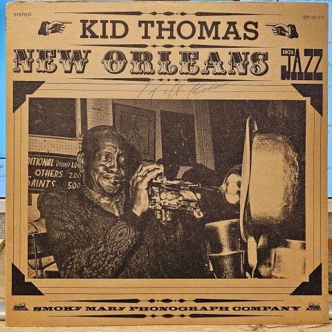 Kid Thomas – Jazz, Gospel & Blues: Living New Orleans Jazz - 1973 LP PLAK