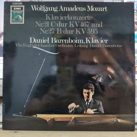 Wolfgang Amadeus Mozart, Daniel Barenboim, The English Chamber Orchestra* – Klavierkonzerte Nr. 21 C-dur KV467 und Nr. 27 B-dur KV 595 LP PLAK