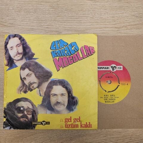 Cem Karaca & Moğollar – Gel Gel / Üzüm Kaldı 45LİK PLAK
