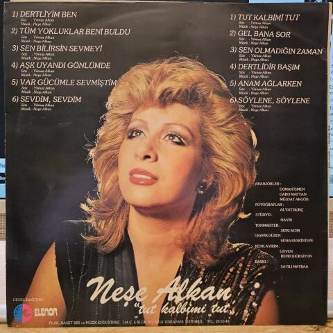 Neşe Alkan – Tut Kalbimi Tut LP PLAK