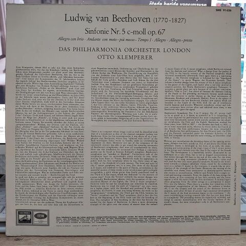 Ludwig van Beethoven – 5. Sinfonie C-Moll Op. 67 LP PLAK