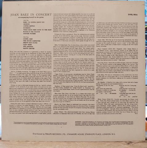 Joan Baez – In Concert LP PLAK