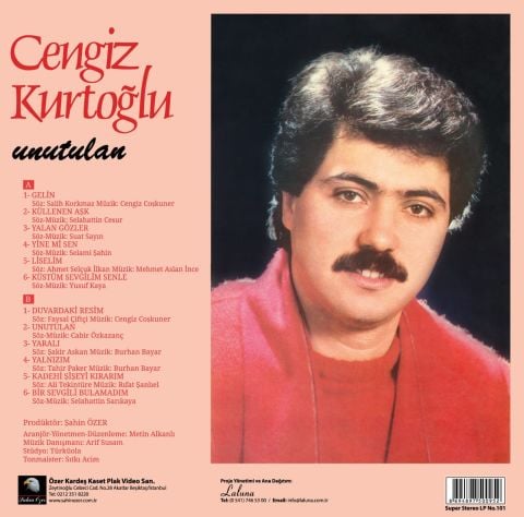 CENGİZ KURTOĞLU - UNUTULAN LP PLAK