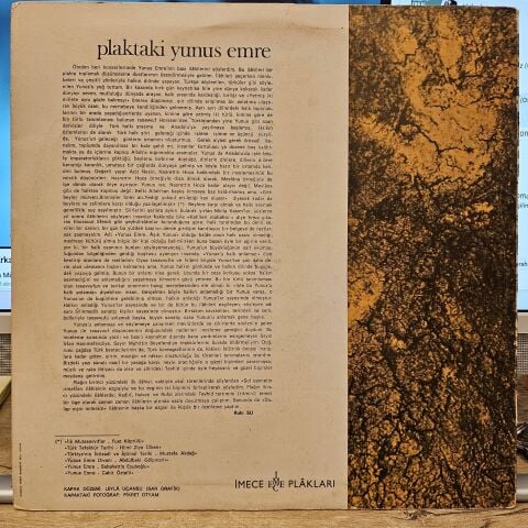 RUHİ SU - YUNUS EMRE LP PLAK