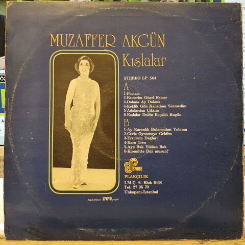 Muzaffer Akgün – Kışlalar LP PLAK