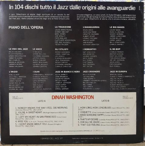 Dinah Washington – Dinah Washington LP PLAK