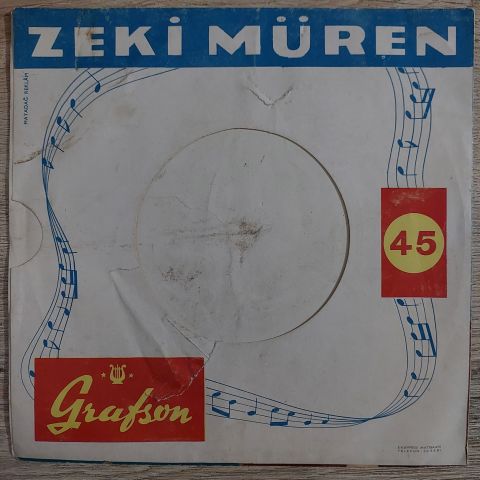 Zeki Müren – Unut Beni / Canımın Yoldaşı 45LİK PLAK