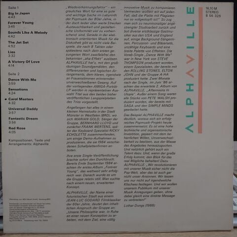 Alphaville – Alphaville LP PLAK