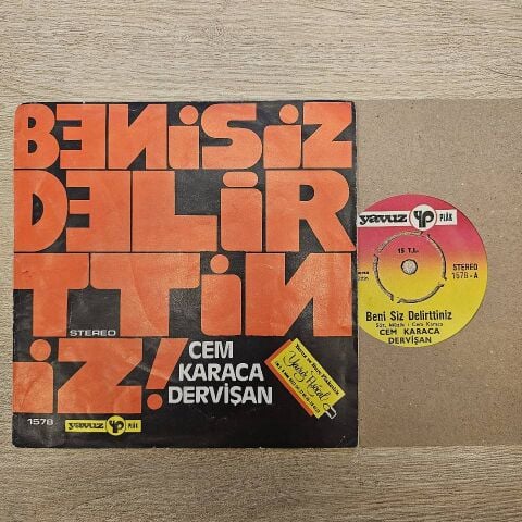 Cem Karaca – Beni Siz Delirttiniz / Niyazi 45LİK PLAK