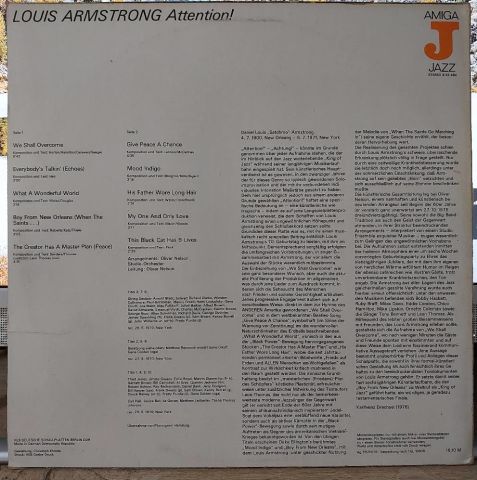 Louis Armstrong – Attention LP PLAK