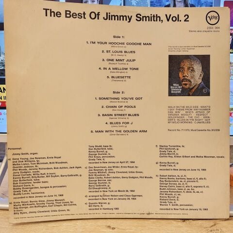 Jimmy Smith – The Best Of Jimmy Smith Vol. 2 LP PLAK