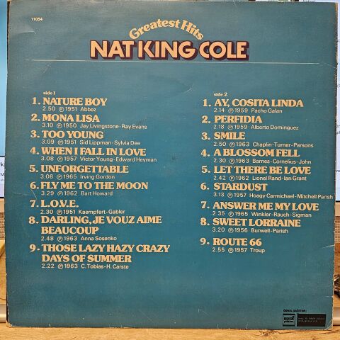 Nat King Cole – Greatest Hits LP PLAK
