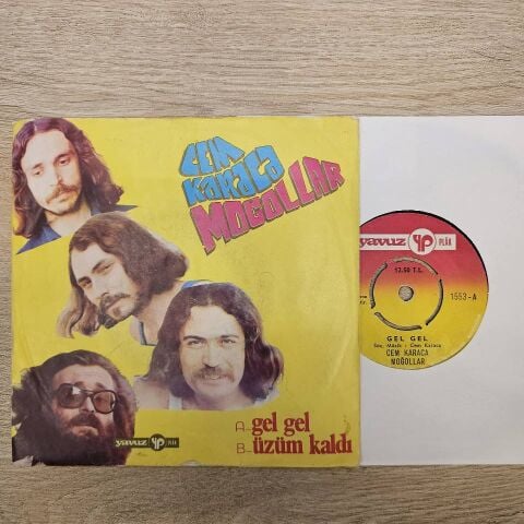 Cem Karaca & Moğollar – Gel Gel / Üzüm Kaldı 45LİK PLAK