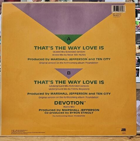 Ten City – That's The Way Love Is LP PLAK