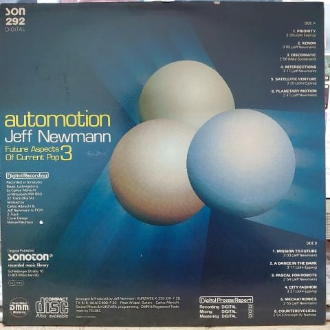 Jeff Newmann – Automotion 3 LP PLAK