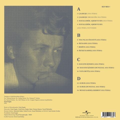 Esin Engin - Film Müzikleri Vol.1 LP PLAK