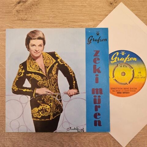 Zeki Müren – Unuttun Beni Zalim / Hasret İçimde Bir Kor 45LİK PLAK