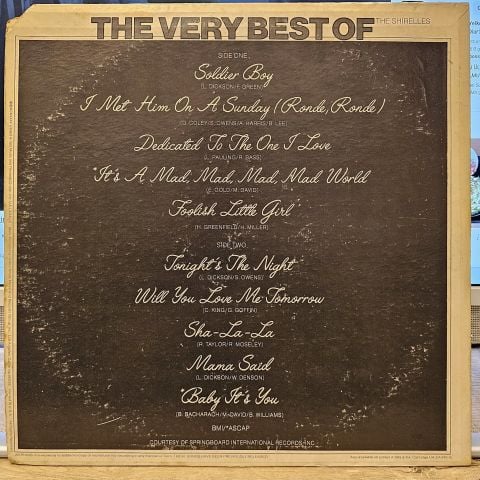 The Shirelles – The Very Best Of The Shirelles LP PLAK