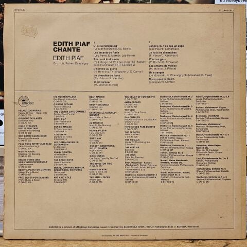 Edith Piaf – Chante LP PLAK