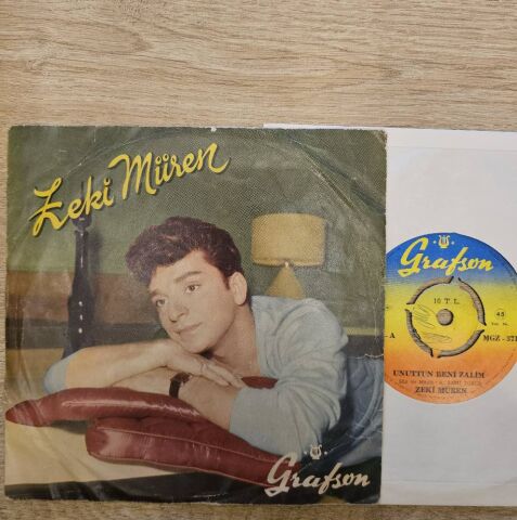 Zeki Müren – Unuttun Beni Zalim / Hasret İçimde Bir Kor 45LİK PLAK
