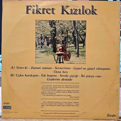 Fikret Kızılok – Zaman Zaman LP PLAK