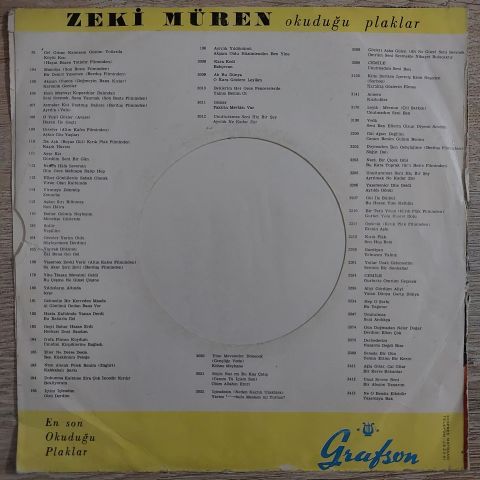 Zeki Müren – Senede Bir Gün 45LİK PLAK
