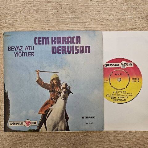 Cem Karaca & Dervişan – Beyaz Atlı / Yiğitler 45LİK PLAK