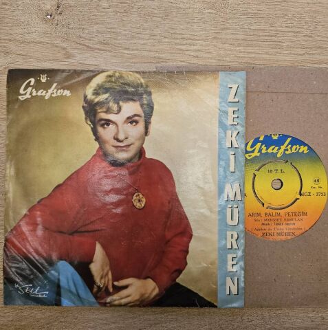 Zeki Müren – Arım, Balım, Peteğim 45LİK PLAK