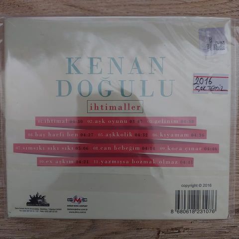KENAN DOĞULU - İHTİMALLER CD