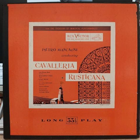 Pietro Mascagni, Lina Bruna Rasa, Beniamino Gigli, Gino Bechi, Giulietta Simionato – Cavalleria Rusticana BOX SET LP PLAK