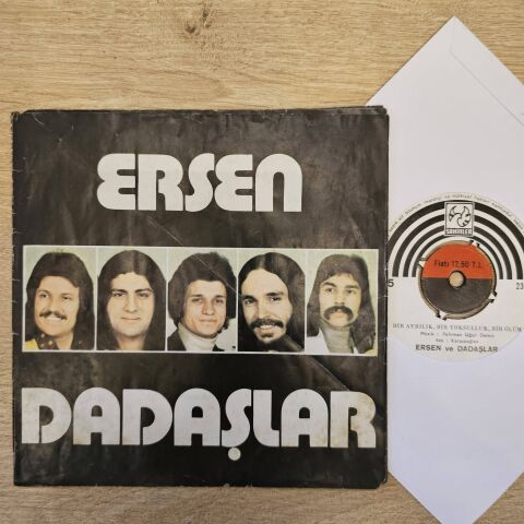 Ersen ve Dadaşlar – Bir Ayrılık Bir Yoksulluk Bir Ölum / Yedin Beni 45LİK PLAK...