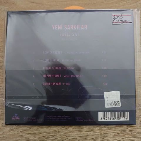 FAZIL SAY - YENİ ŞARKILAR CD