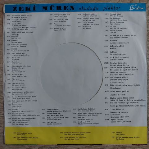 Zeki Müren – Nasıl Geçti Habersiz O Güzelim Yıllarım 45LİK PLAK