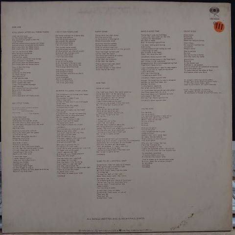 Paul Simon – Still Crazy After All These Years LP PLAK