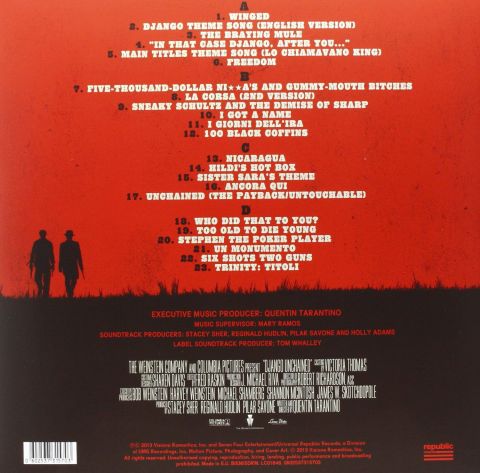 DJANGO QUENTIN TARANTINO SOUNDTRACK LP PLAK