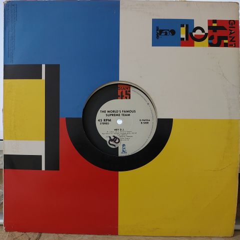 The World's Famous Supreme Team – Hey D.J. LP PLAK