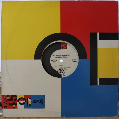 The World's Famous Supreme Team – Hey D.J. LP PLAK