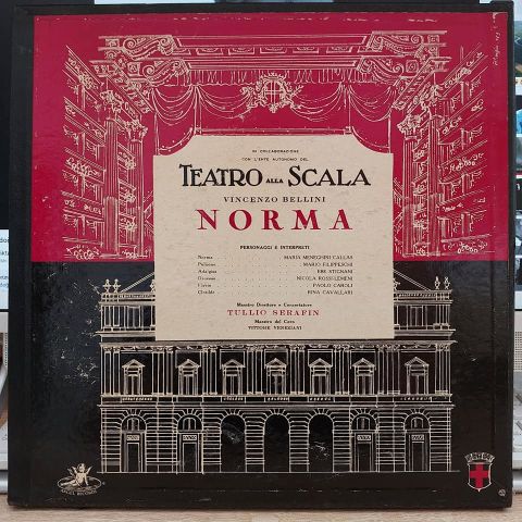 Vincenzo Bellini, Maria Meneghini Callas*, Mario Filippeschi, Ebe Stignani, Nicola Rossi-Lemeni, Paolo Caroli, Rina Cavallari, Tullio Serafin, Vittore Veneziani – Norma BOX SET LP PLAK