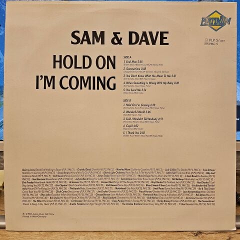 Sam & Dave – Hold On I'm Coming LP PLAK