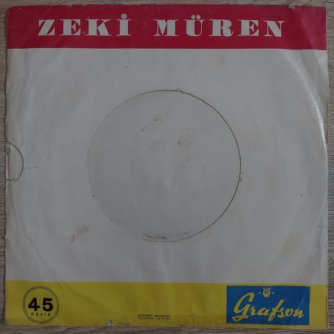 Zeki Müren – Bekleyiş / İki Damla Göz Yaşı 45LİK PLAK