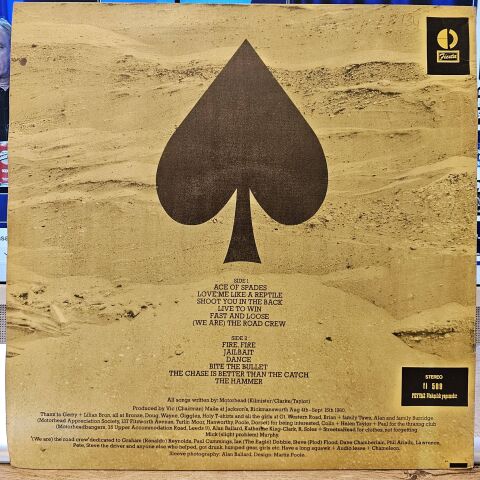 Motörhead – Ace Of Spades LP PLAK