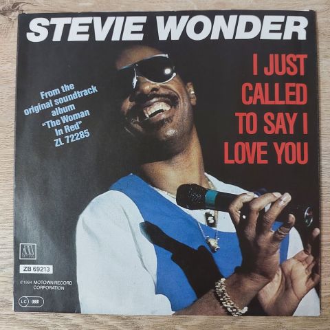 Stevie Wonder – I Just Called To Say I Love You 45LİK PLAK