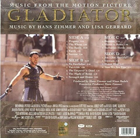 HANS ZİMMER - LISA GERRARD GLADİATOR LP PLAK