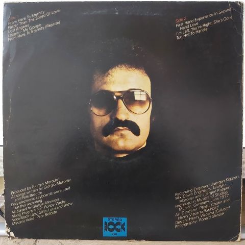 Giorgio Moroder – From Here To Eternity LP PLAK